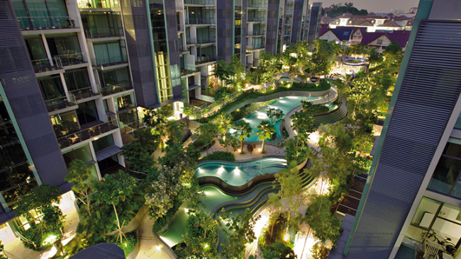 新加坡“公爵夫人”住宅区景观设计 