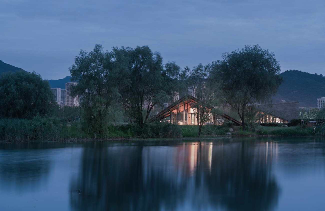 Fuyang Yangbei Lake Wetland Ecological Hotel, China by Shulin Architecture - 谷德设计网