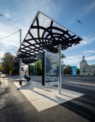 捷克·3D打印UHPC电车站/3D-Printed UHPC Tram Stop