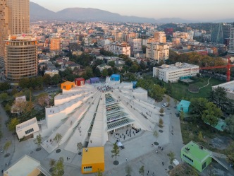 阿尔巴尼亚·MVRDV改造的地拉那金字塔落成/MVRDV’s Pyramid of Tirana inaugurated 