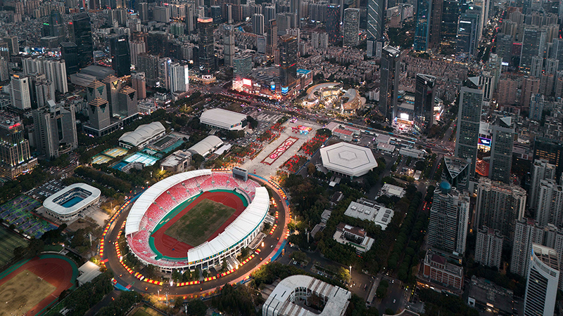 广州·2024天河体育中心花市规划及牌楼设计