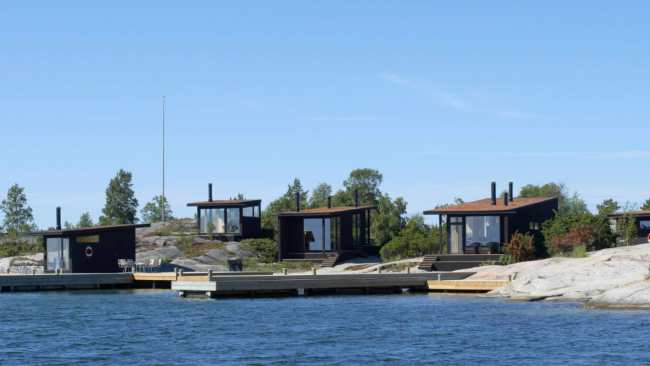 斯德哥尔摩群岛上的小住宅
