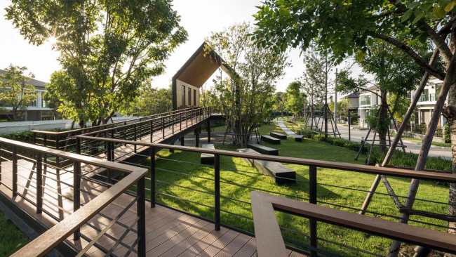 泰国Pattanakarn住宅 景观设计