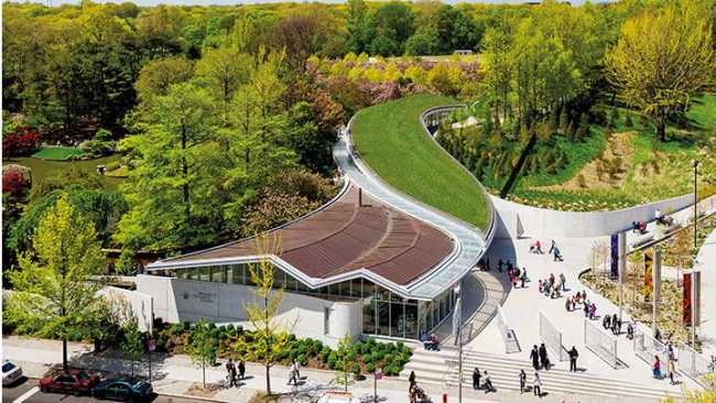 纽约 布鲁克林植物园游客中心 