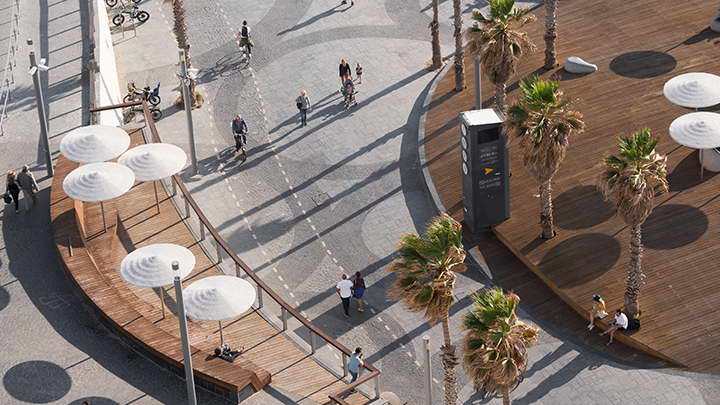 Tel Aviv市滨海长廊空间设计 