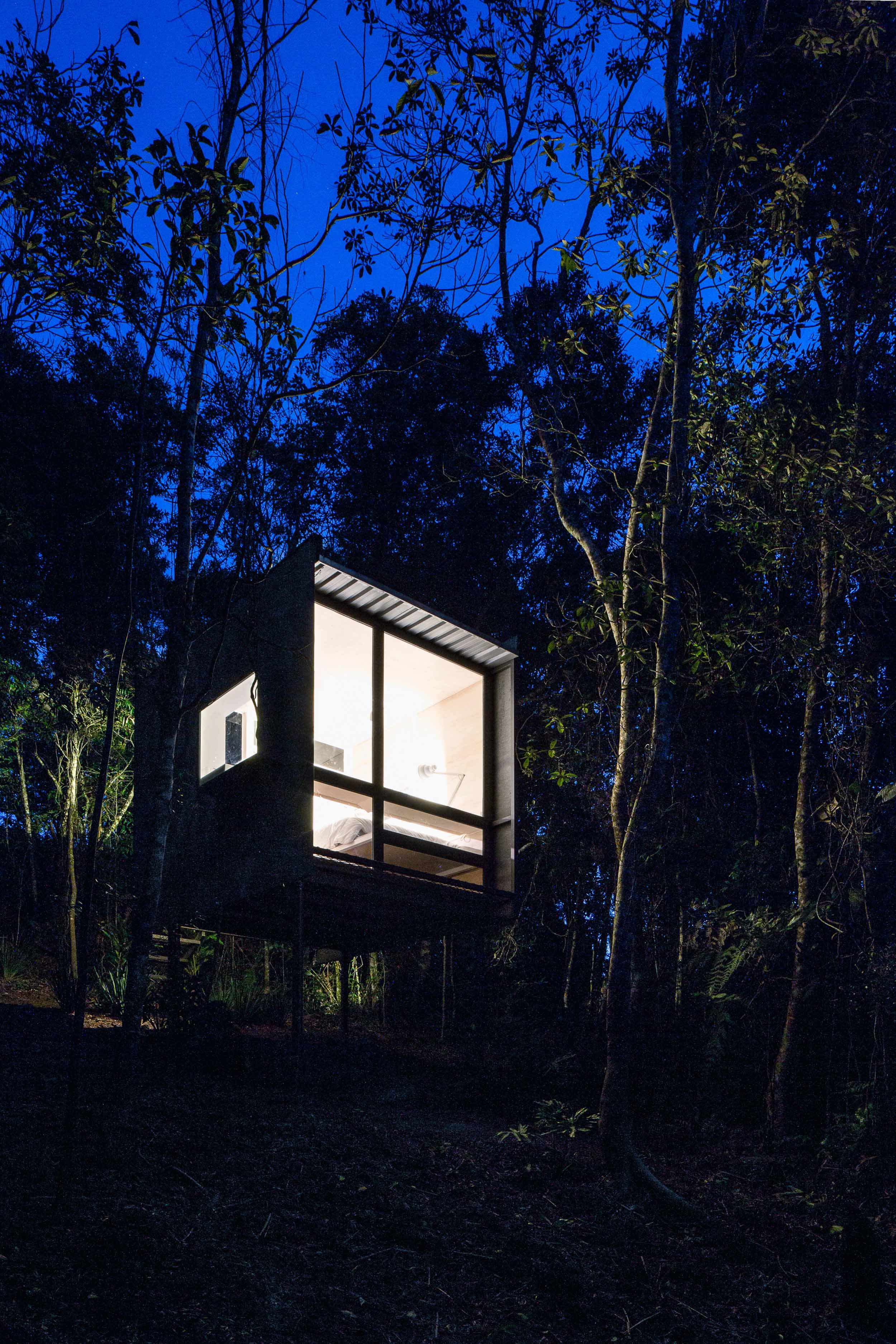 巴西 热带丛林中的l小木屋